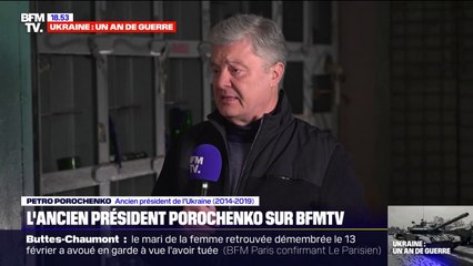 Petro Porochenko: "Poutine est un criminel de guerre, il devrait être en prison"