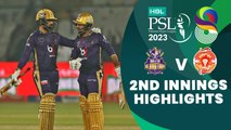 2nd Innings Highlights | Quetta Gladiators vs Islamabad United | Match 13 | HBL PSL 8 | MI2T
