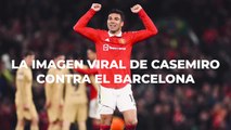 La imagen viral de Casemiro contra el Barcelona