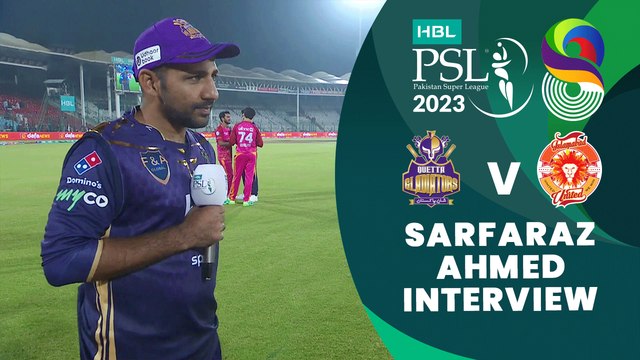 Sarfaraz Ahmed Interview | Quetta Gladiators vs Islamabad United | Match 13 | HBL PSL 8 | MI2T