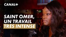 Guslagie Malanda sur le tapis rouge pour Saint Omer - César 2023 - CANAL+