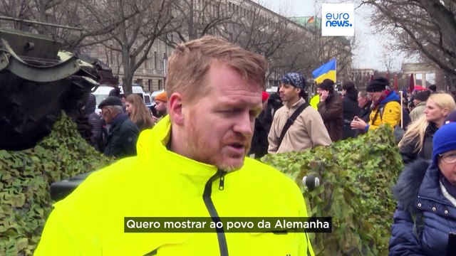 Capitais europeias assinalam aniversário da guerra na Ucrânia