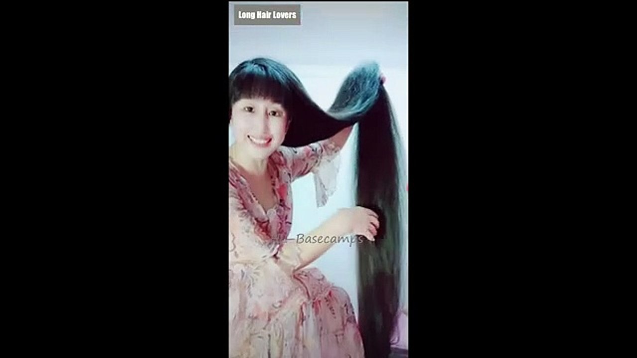 Long Hair Brushing