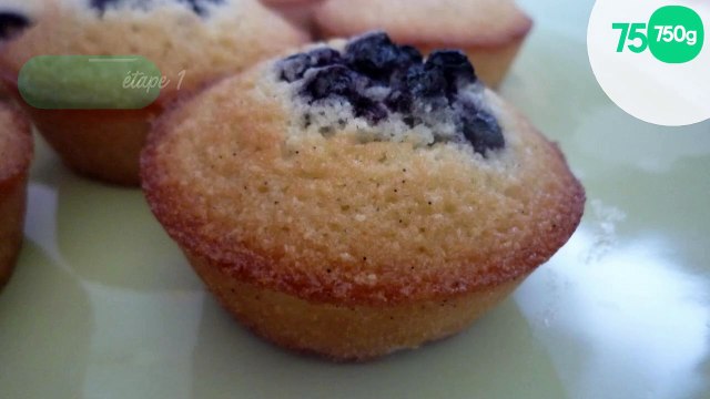 Financiers aux myrtilles