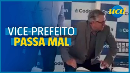 Ministro de Lula socorre vice-prefeito em evento