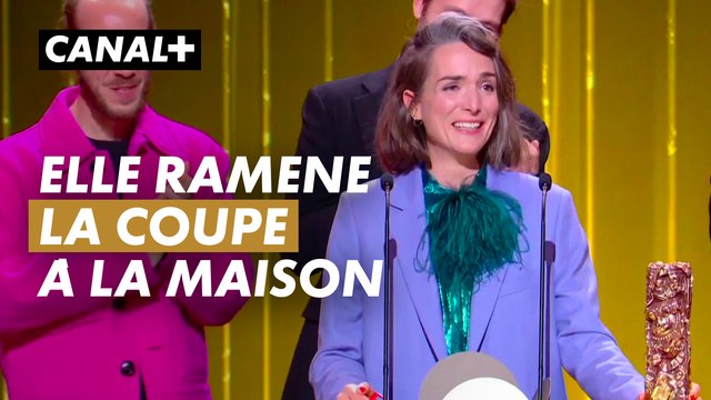 Amélie Bonnin reçoit le César du meilleur film de court métrage de fiction - César 2023 - CANAL +