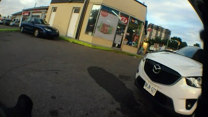Hit and run crazy woman BKJN 627 Cambridge, Ontario