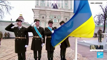 Ukraine, un an après : Volodymyr Zelensky promet la victoire à son peuple