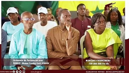 Le Fongip et Thione Niang signent une convention de 100 millions F CFA