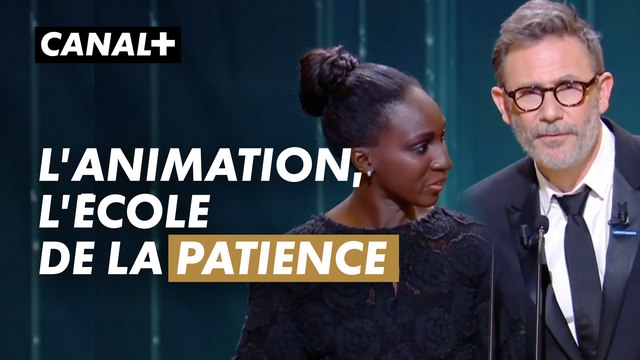Eye Haïdara et Michel Hazanavicius pour le César du meilleur court métrage d'animation - CANAL+