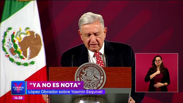 Ya no es nota : López Obrador sobre supuesto nuevo plagio de tesis de Yasmín Esquivel