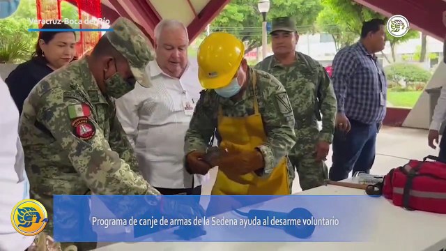 Programa de canje de armas de la Sedena ayuda al desarme voluntario de los civiles en Veracruz
