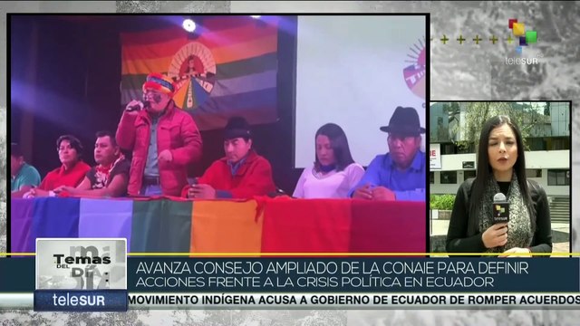 Temas del Día 24-02: En Ecuador prosigue el Consejo Ampliado de la CONAIE