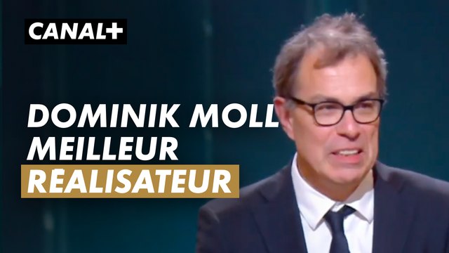 Dominik Moll reçoit le César de la meilleure réalisation pour La Nuit du 12 - César 2023 - CANAL+