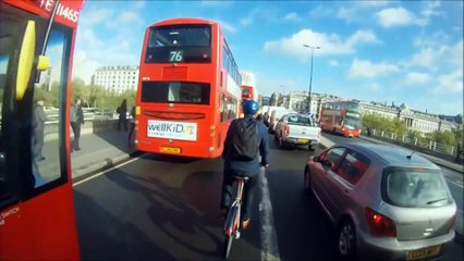 Road Rage Biker Vs Cyclist - You Cut Me Off, You #ucking #anker!!