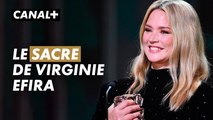 Elle l'a fait ! Virginie Efira reçoit le César de la meilleure actrice - CANAL+