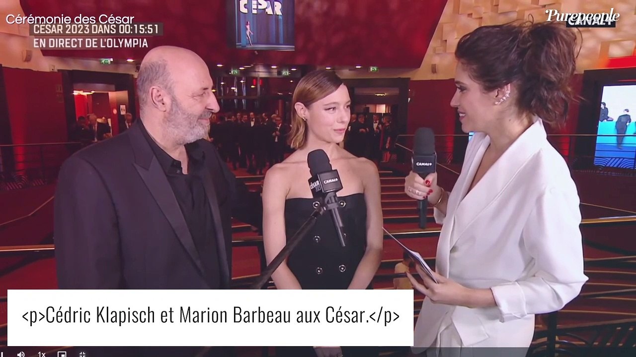 César 2023 : Benoît Magimel très chic avec sa femme Margot Pelletier, qui affiche un décolleté sensationnel