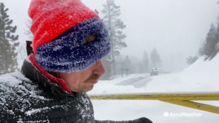 High-elevation highways shut down in California amid blizzard conditions