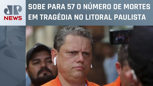 Tarcísio: Estamos procurando locais seguros para novas moradias