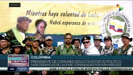 Gobierno colombiano sostiene acercamientos con las disidencias y la Nueva Marquetalia