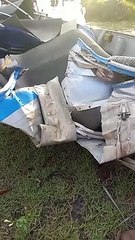 Três pessoas ficaram gravemente feridas em acidente com embarcação no Pontal da Barra
