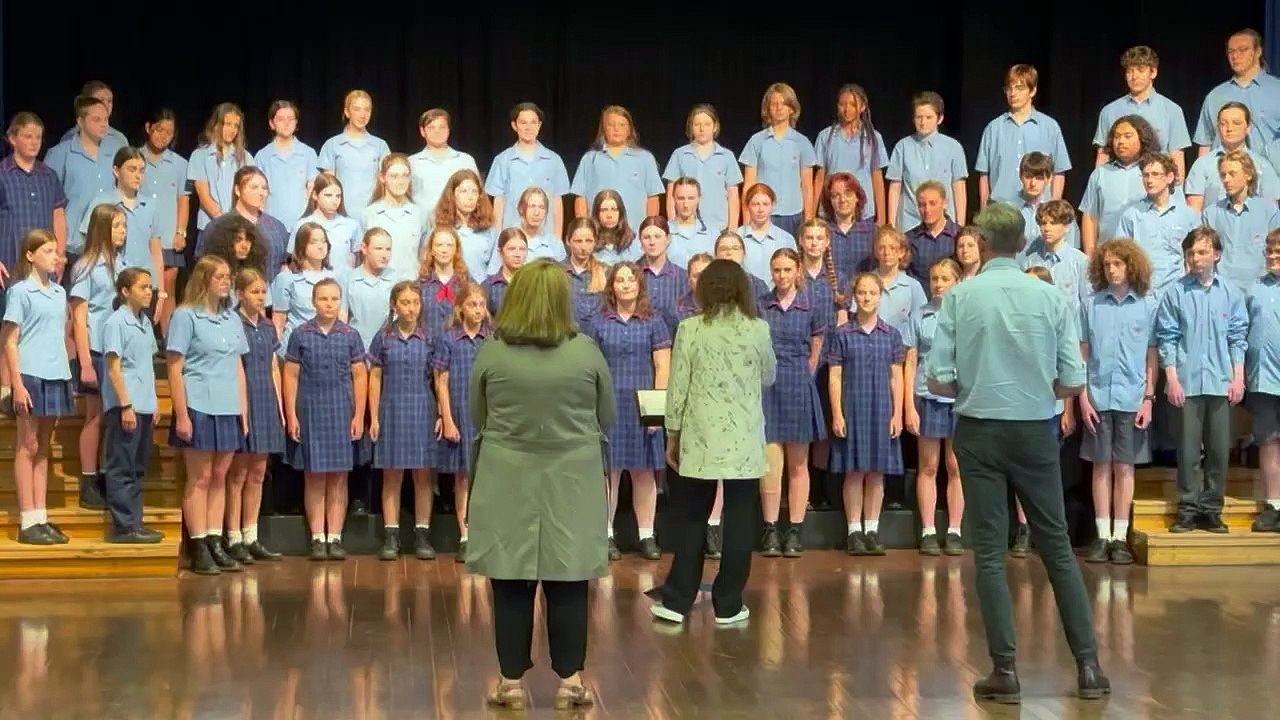 Choir footage