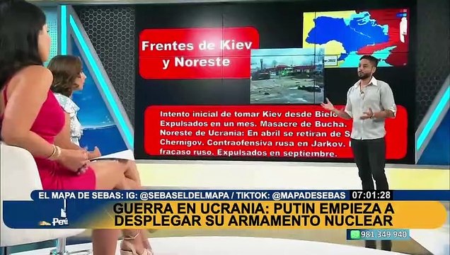 El Mapa de Sebas: Rusia vs Ucrania y los frentes de guerra