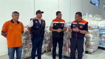 Litoral de SP: Defesa Civil de Minas entrega 3 mil cestas básicas a vítimas