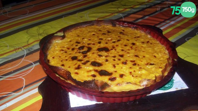 Tarte au flan de mandarines