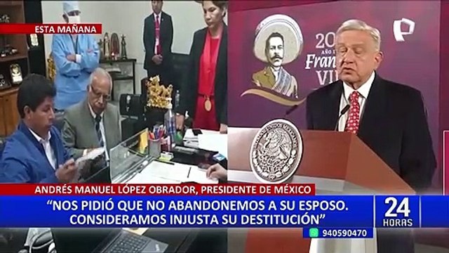 Lilia Paredes: AMLO reveló lo que habló en reunión con la esposa de Pedro Castillo