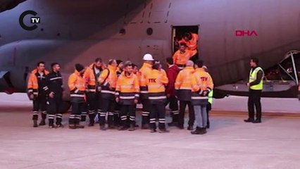Enkazda kalanlara umut olan Zonguldaklı madencilerin tamamı kente döndü