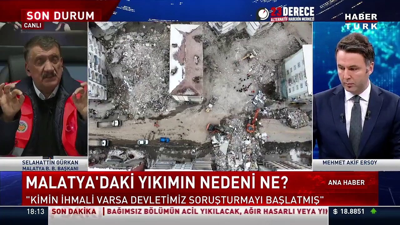 Sunucudan Belediye Başkanı'na canlı yayında olay yanıt