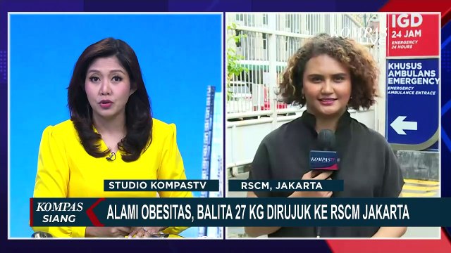 Alami Obesitas, Balita 27 Kg di Bekasi Dirujuk ke RSCM Jakarta
