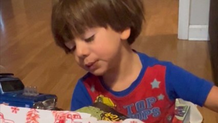 3 y/o is thrilled to the core as his master plan to mess with his PaPa comes closer to fruition