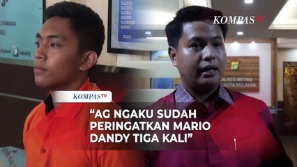 Kuasa Hukum Ungkap AG Sudah Ingatkan Mario Dandy 3 Kali Sebelum Aniaya David