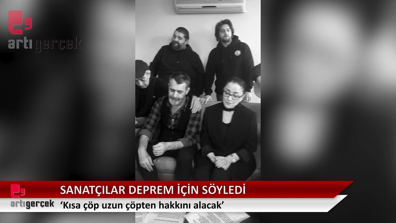 Sanatçılar deprem için söyledi: Kısa çöp uzun ç...