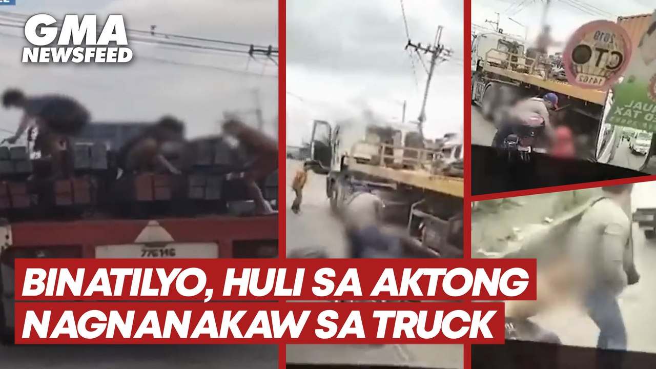 Binatilyo, huli sa aktong nagnanakaw sa truck | GMA News Feed
