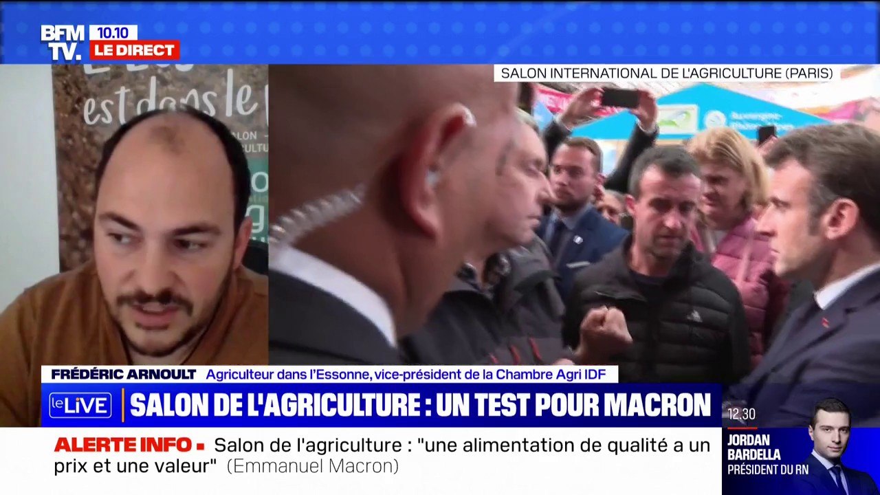 Salon de l'agriculture: "ce qu'on attend c'est qu'enfin on protège on protège l'agriculture française" déclare un agriculteur