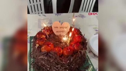 DEPREMZEDE MEHMET'E DOĞUM GÜNÜ SÜRPRİZİ