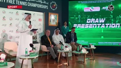 Dubai Tennis: Men’s draw ceremony