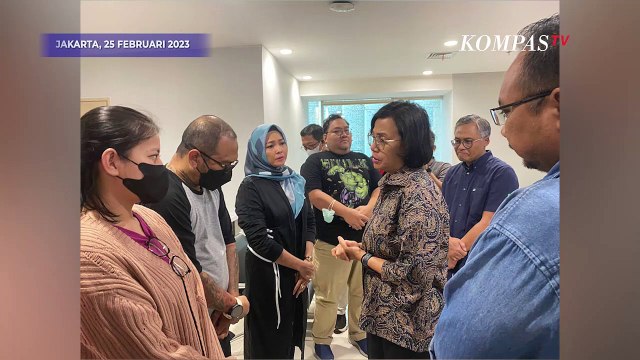 Potret Menkeu Sri Mulyani Jenguk David, Korban Penganiayaan Mario Dandy Anak Pejabat Pajak