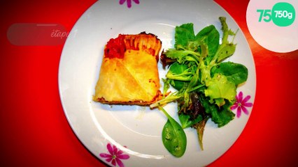 Roulé feuilleté façon pizza