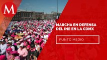 ¿Qué se vio en la segunda marcha en defensa del INE? | Punto Medio