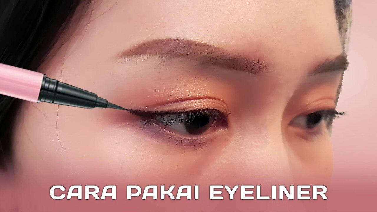 Cara Pakai Eyeliner Untuk Pemula, Review Pink Flash Eyeliner Makeup