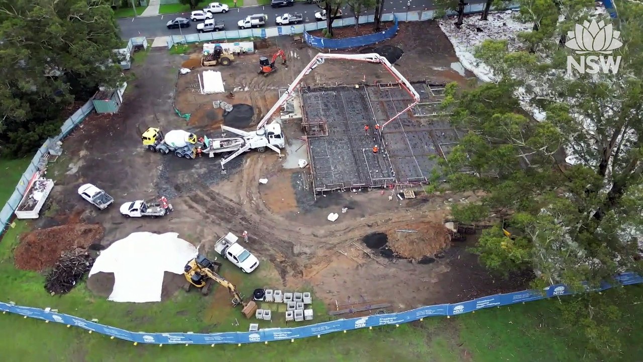 Shoalhaven Community Preschool construction progress