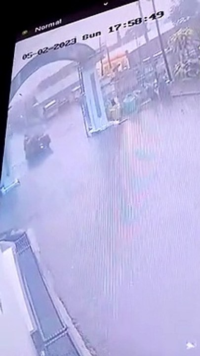seconds of the video of the fatal accident captured by cctv