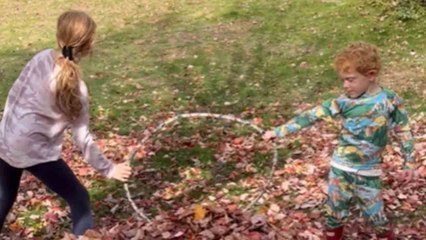 Vermont kids take advantage of Fall season to flex their leaf-diving chops