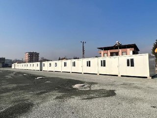 İGA'NIN HATAY'DA KURDUĞU KONTEYNER KENT 8 MART'TA HİZMETE AÇILIYOR