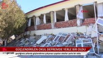 Malatya'da yıkılan iki okulda 'güçlendirme' yapılmış
