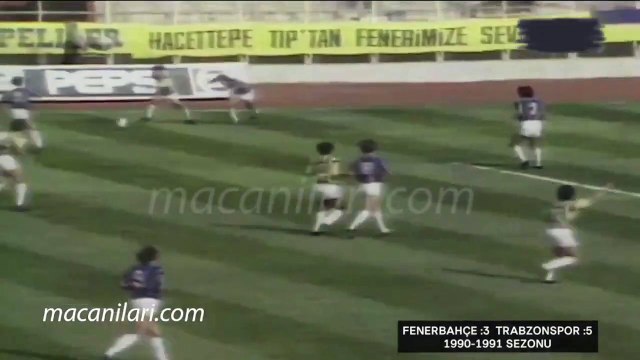 Fenerbahçe 3-5 Trabzonspor [HD] 06.10.1990 - 1990-1991 Turkish 1st League Matchday 7
